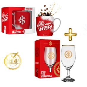 Kit 1 Taça Copo Windsor 330Ml Cerveja Chopp +1 Caneca
