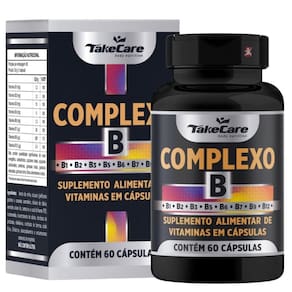 Complexo B 8 Vitaminas Apenas 1 Cápsula Ao Dia 60 Cápculas