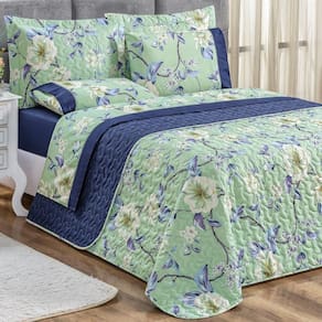 Coxa Cama Solteiro Naturale Estampada Dupla Face 200 Fio
