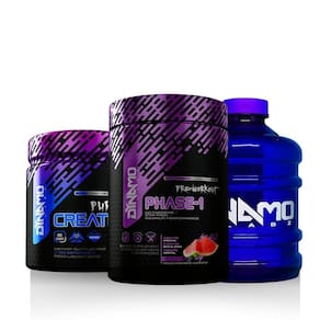 Kit Creatina 100% Pura 150G + Phase 400G-1+  Dynamo