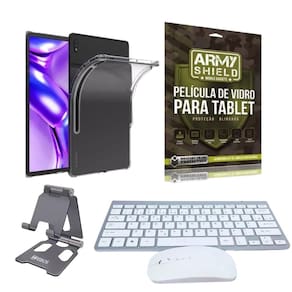 Kit Capa Antishock Para Galaxy Tab S7 Plus 12.4 + Teclado
