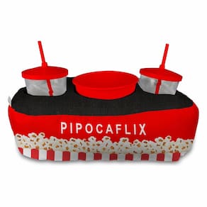Almofada Kit Cinema Pipoca 2 copos canudo e balde Namorados Pipocaflix