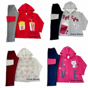 Conjunto de Moletom Infantil Menina Rovitex