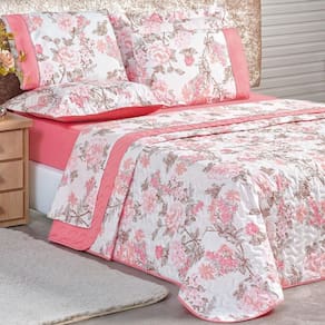 Coxa Cama Solteiro Naturale Estampada Dupla Face 200 Fio