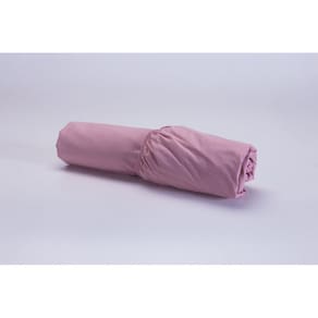 Lençol Cama Viúva Avulso(1,88mx1,20mx22cm alt) Com Elástico 100% Algodão 200 Fios Rosê