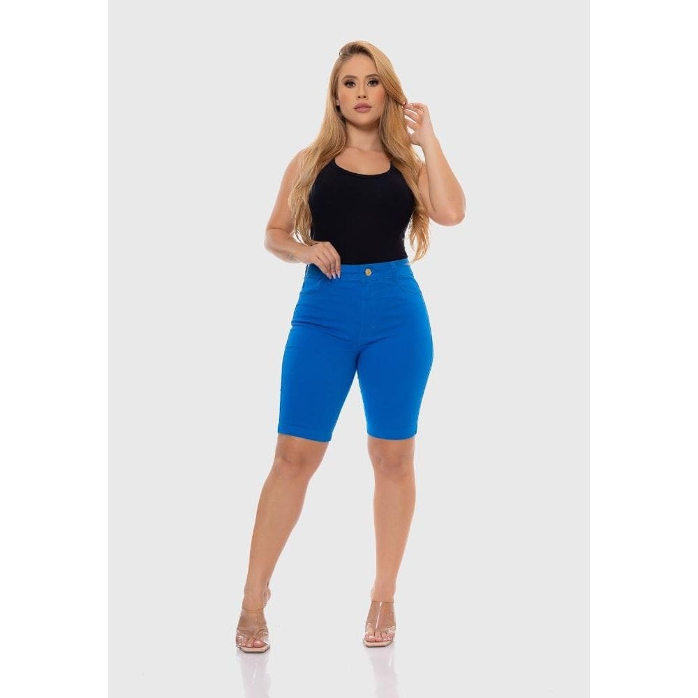 Bermuda Feminina 7883 Azul Royal [F075]