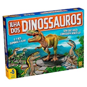 Jogo de Tabuleiro Ilha dos Dinossauros 04274 - Grow