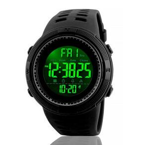 Relógio masculino digital skmei 1251 preto 5atm