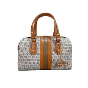 Bolsa Bowling Grande Fellipe Krein Fk418 Caramelo