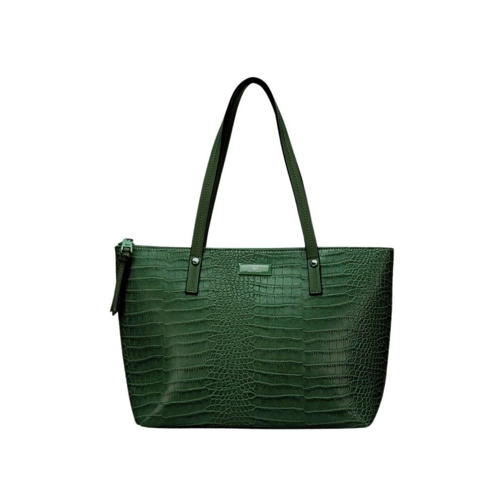 Bolsa Feminina Grife Wj Croco Golden 45474