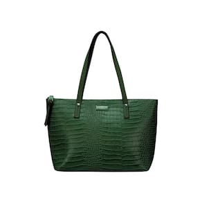 Bolsa Feminina Grife Wj Croco Golden 45474