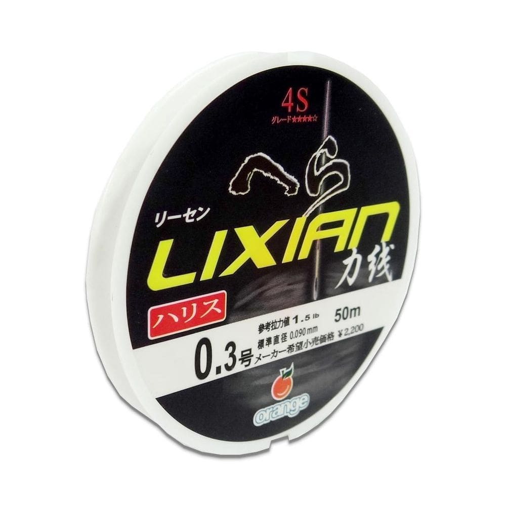 Linha Lider Nylon Orange Lixian 4S 8Lb - 0.205Mm - 50M
