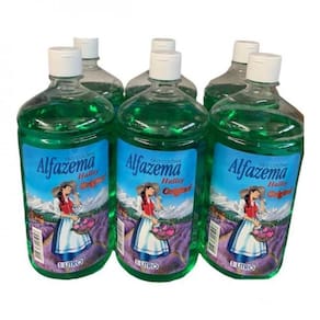 Kit com 6 deo-colônia alfazema halley  1 litro