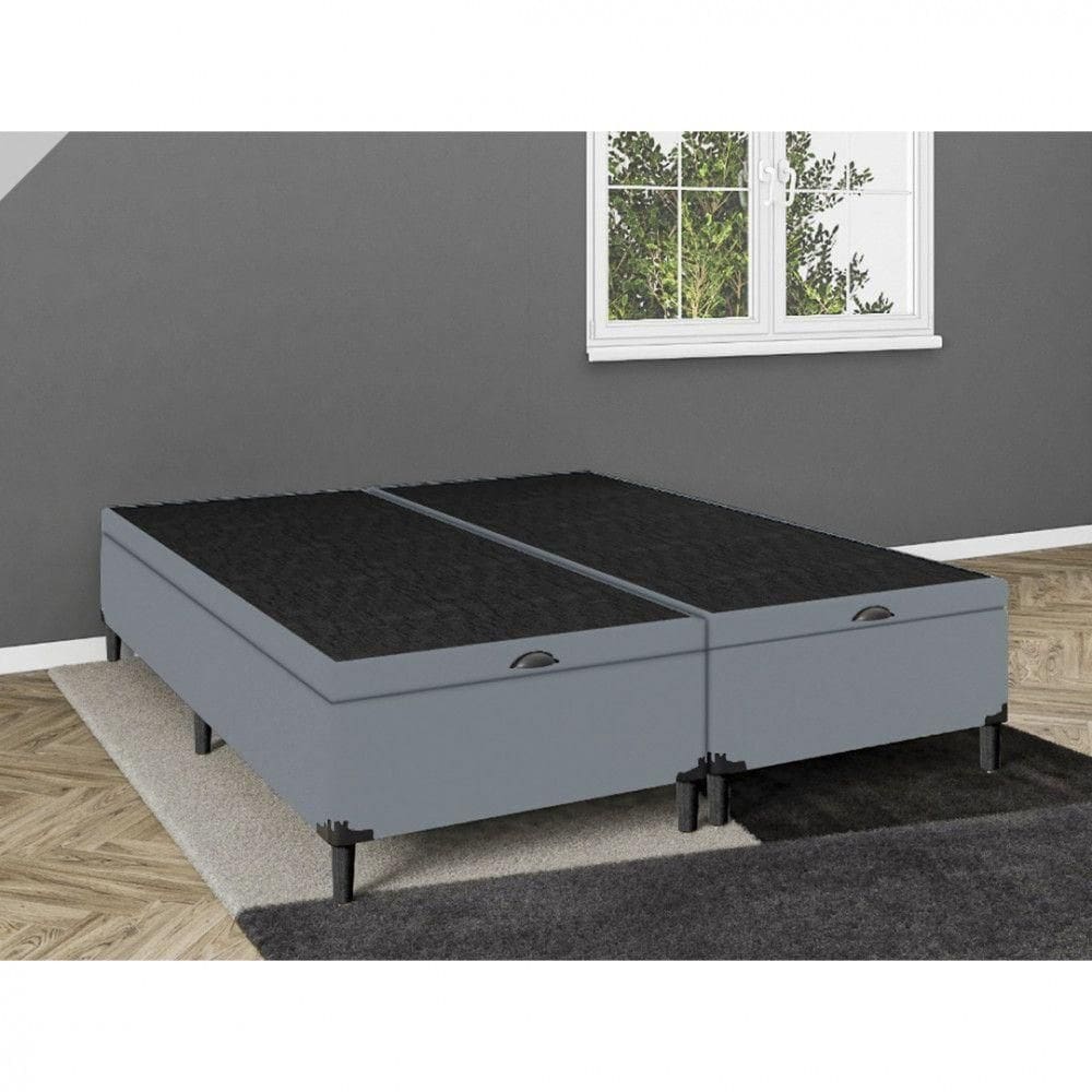 Base De Box Itaflex Cinza