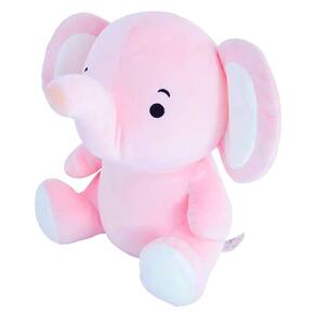 Pelucia Amigos do Coraçao Elefante Rosa DMT6460 - DMToys