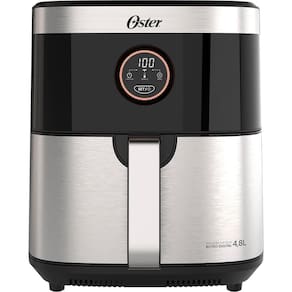 Fritadeira Oster Sem óleo 2 Em 1 Black Inox 4,8l Oster 110v