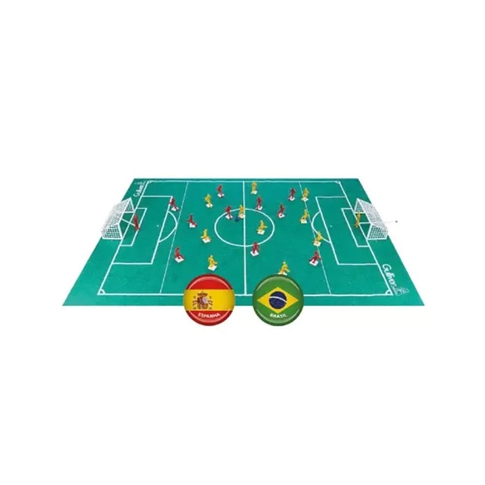 Futebol Club 2 Seleções Brasil X Espanha 1904 - Gulliver