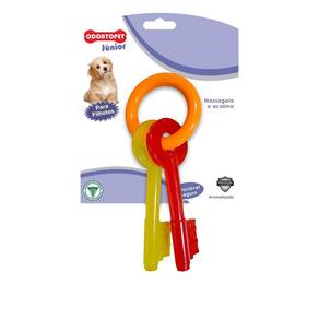 Brinquedo Chave para cachorro mordedor super resistente Odontopet mastigação redução de tártaros para cães filhotes