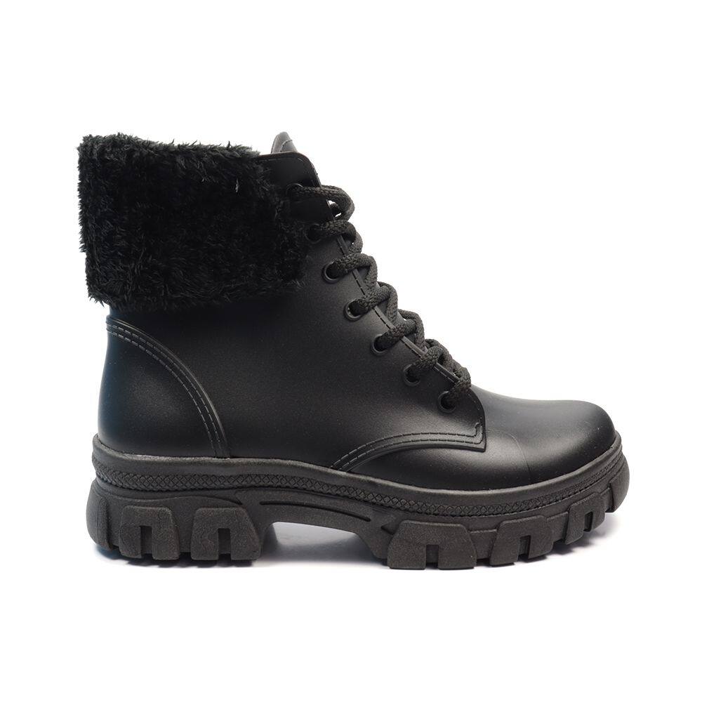 Bota Infantil Menina Luelua Coturno Com Pelo