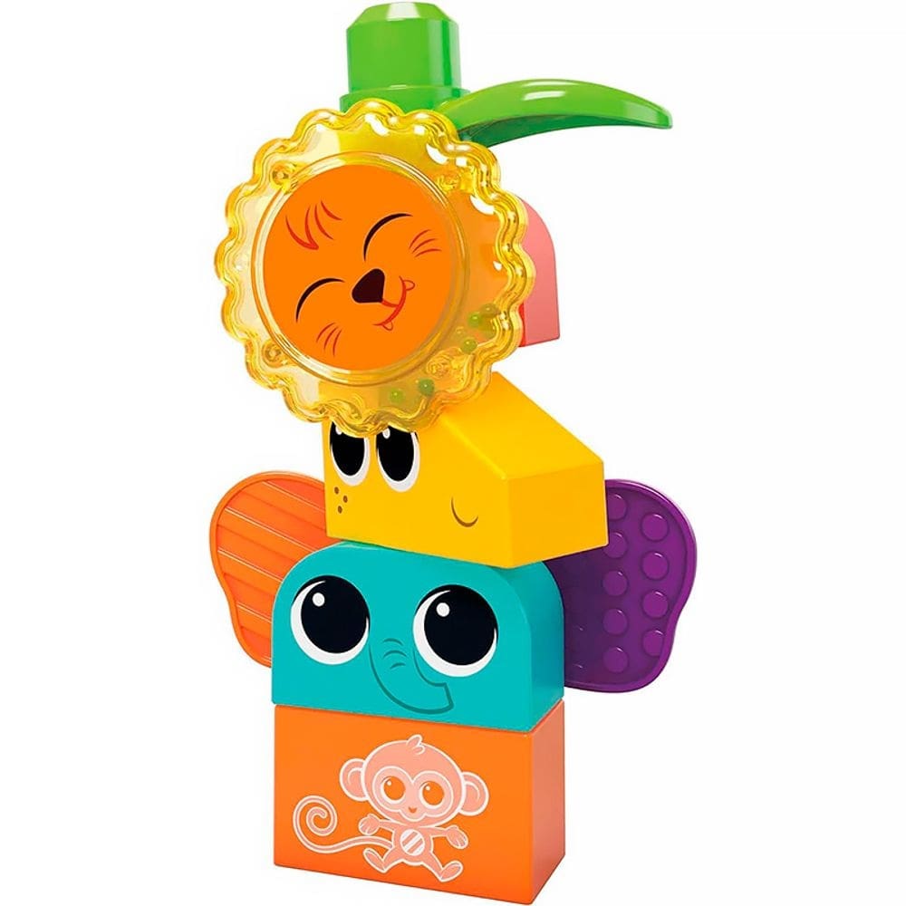 Blocos de Montar Mega Bloks Safari Rock´n Ritmo 15 pçs HKN42 - Mattel