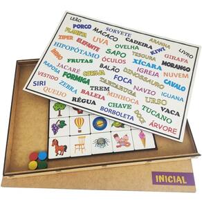 Jogo Educativo Pedagógico para Educação Infantil Lince Inicial de Madeira MDF Zanline