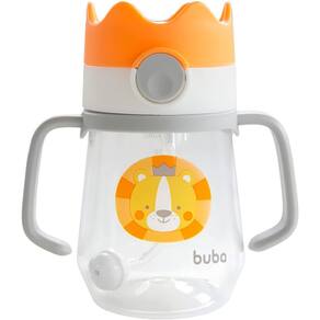 Copo com Alça Coroa Removível Leãozinho 240ml 14457 - Buba