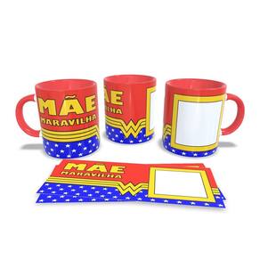 Canecas Vermelha Personalizadas Dia das Mães