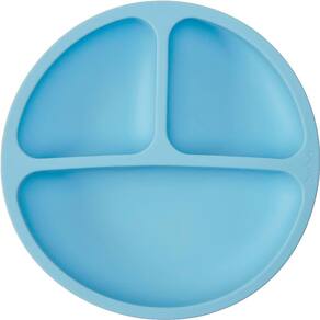 Pratinho em Silicone com Ventosas Azul 15630 - Buba