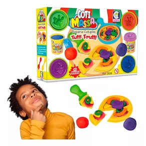 Coti Massa Massinha de Modelar Kit Pizzaria Tutti Frutti 2638 - Cotiplás