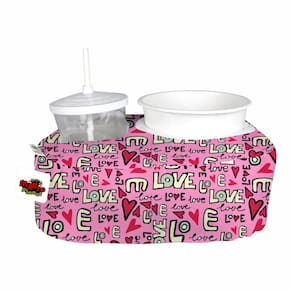 Almofada Kit Pipoca Cinema 1 Copo Canudo Balde Namorados Love