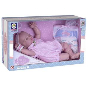 Boneca Bebe Reborn Cotiplas Classics Menina