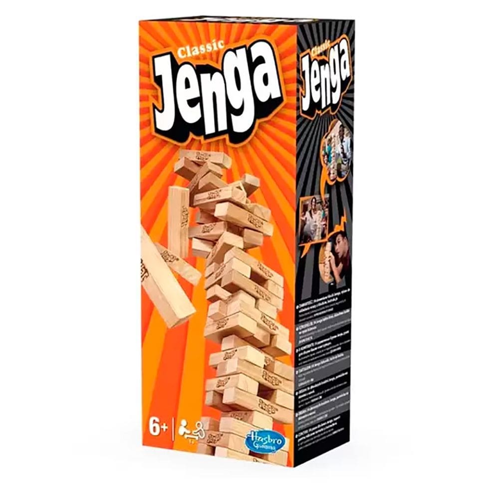 Jogo Jenga Clássico Blocos de Madeira A2120 - Hasbro