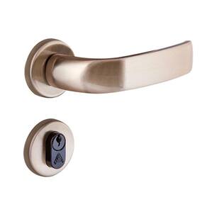 fechadura entrada home s40 bronze latonado alianca