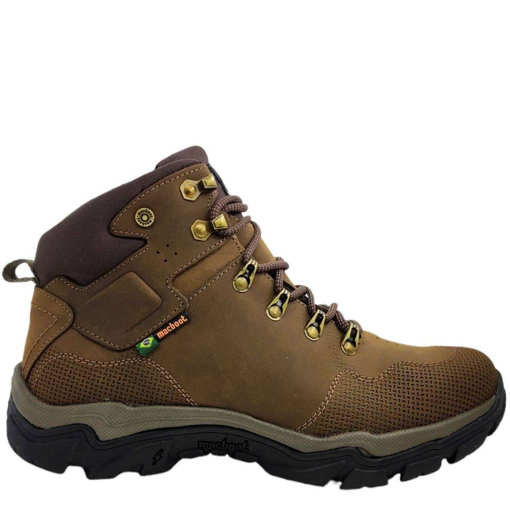 Coturno Masculino Casual em Couro Anatomic System Macboot Boit02