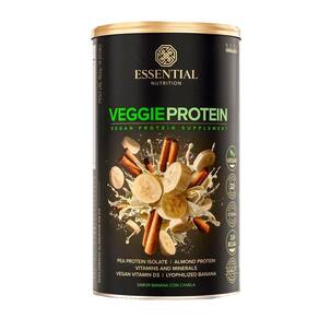 Proteína vegetal veggie protein banana com canela essential