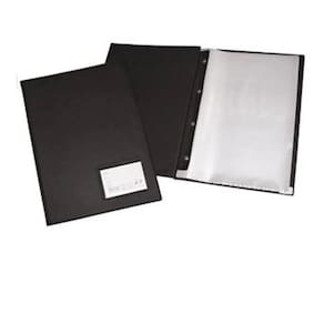 Kit com 10 pasta catalogo com 10 envelopes plásticos acp
