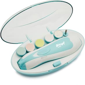 Kit Lixa De Unha Elétrico Cuidados Azul Zoop Toys