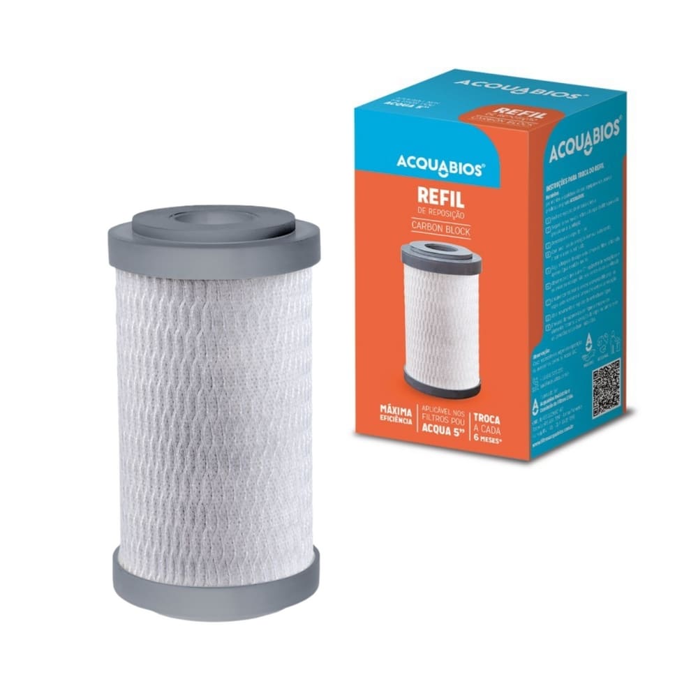 Refil Acquabios Carbon Block 5 1003-0001