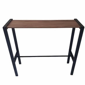 Aparador prateleira industrial mônaco mdf amêndoa 80cm