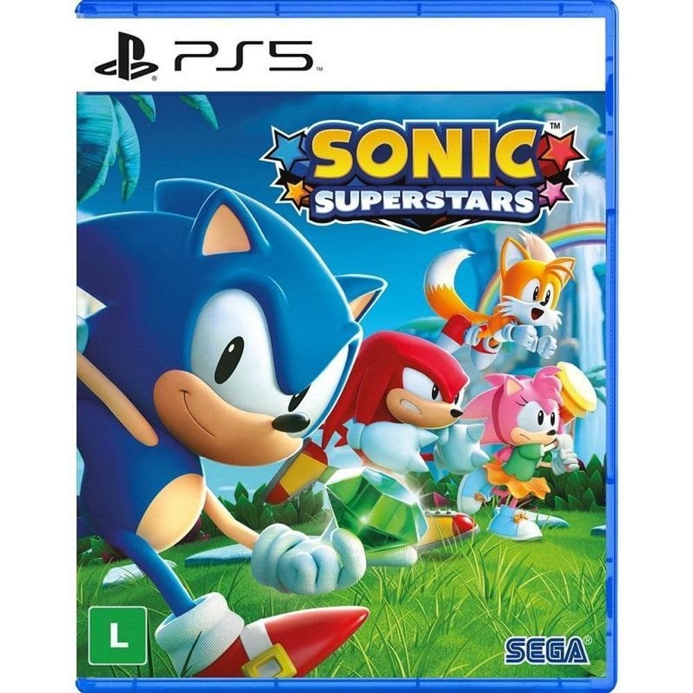 SONIC SUPERSTARS PS5 2D Clássico + Skin LEGO