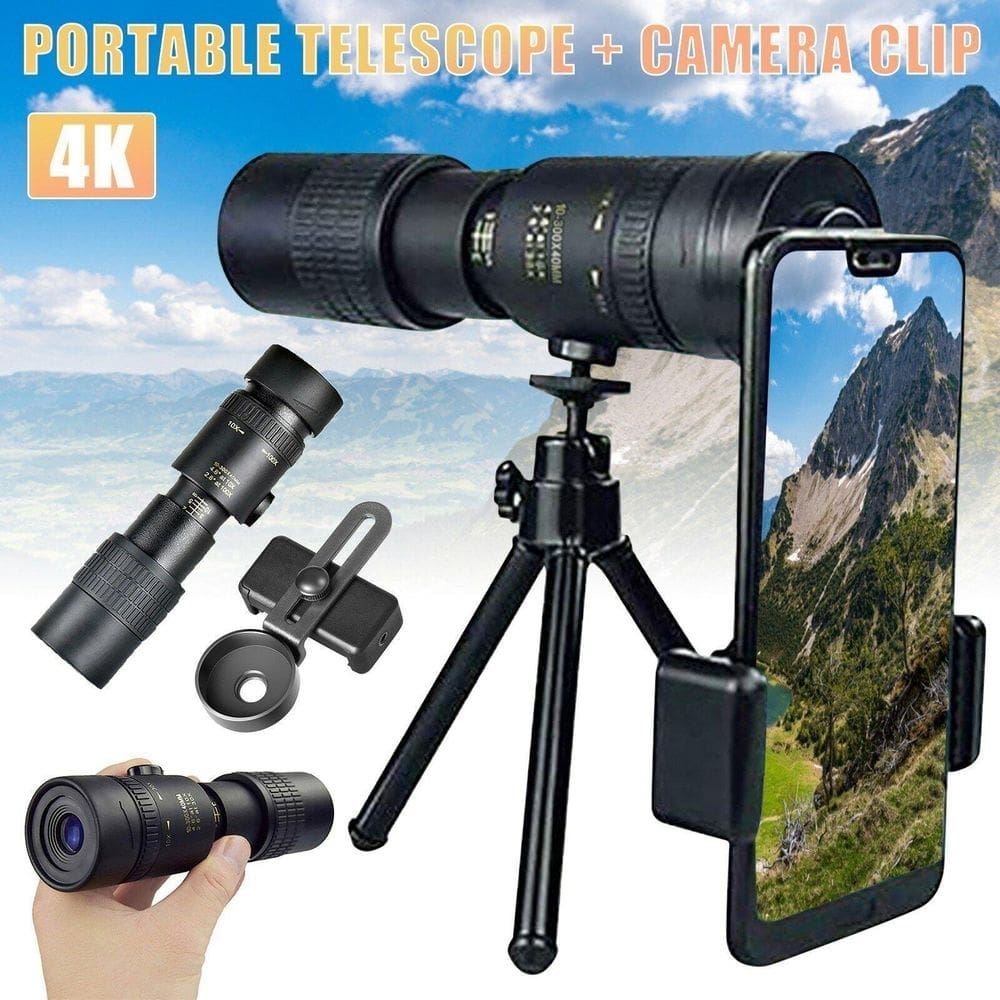 Telescópio monocular profissional super zoom aumento luneta