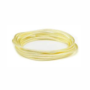 Fio De Cetim Rabo De Rato 1 Mm 50 Metros - Amarelo Candy