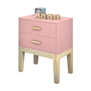 mesa de cabeceira decoração quarto infantil  rosa