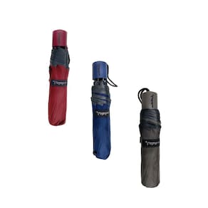Kit 03 Guardas-Chuva Reforçado Voyagem Azul,Ver E Preto 010L