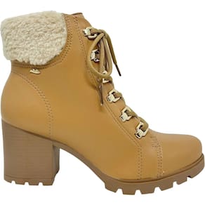 Bota Coturno Feminino Casual Dia a Dia Salto Bloco Médio Dakota G9591