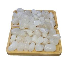 Quartzo Branco Pedra Rolada 1 Kg Semi Preciosa - Purificador