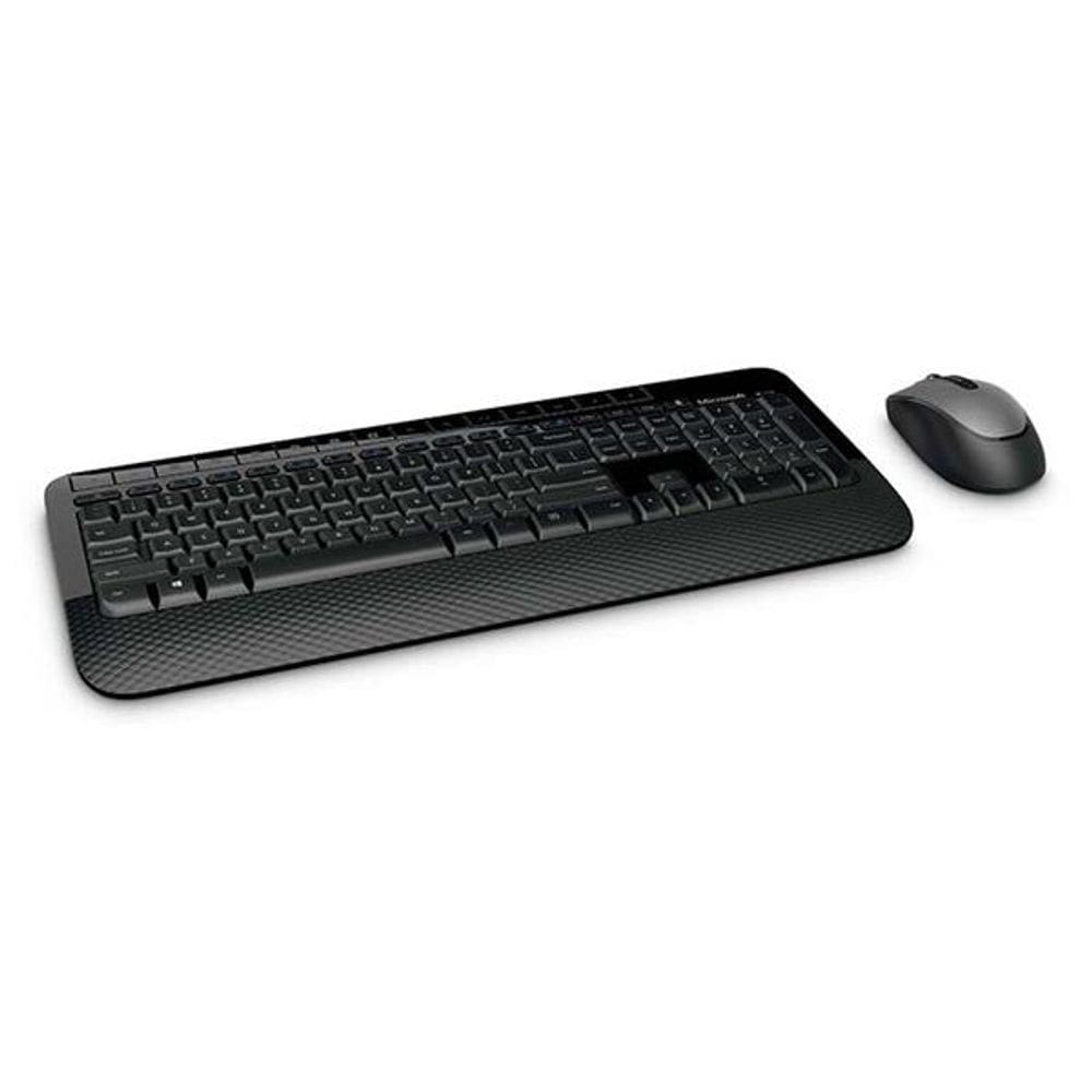 Teclado e Mouse sem fio Desktop 2000 USB Preto Microsoft