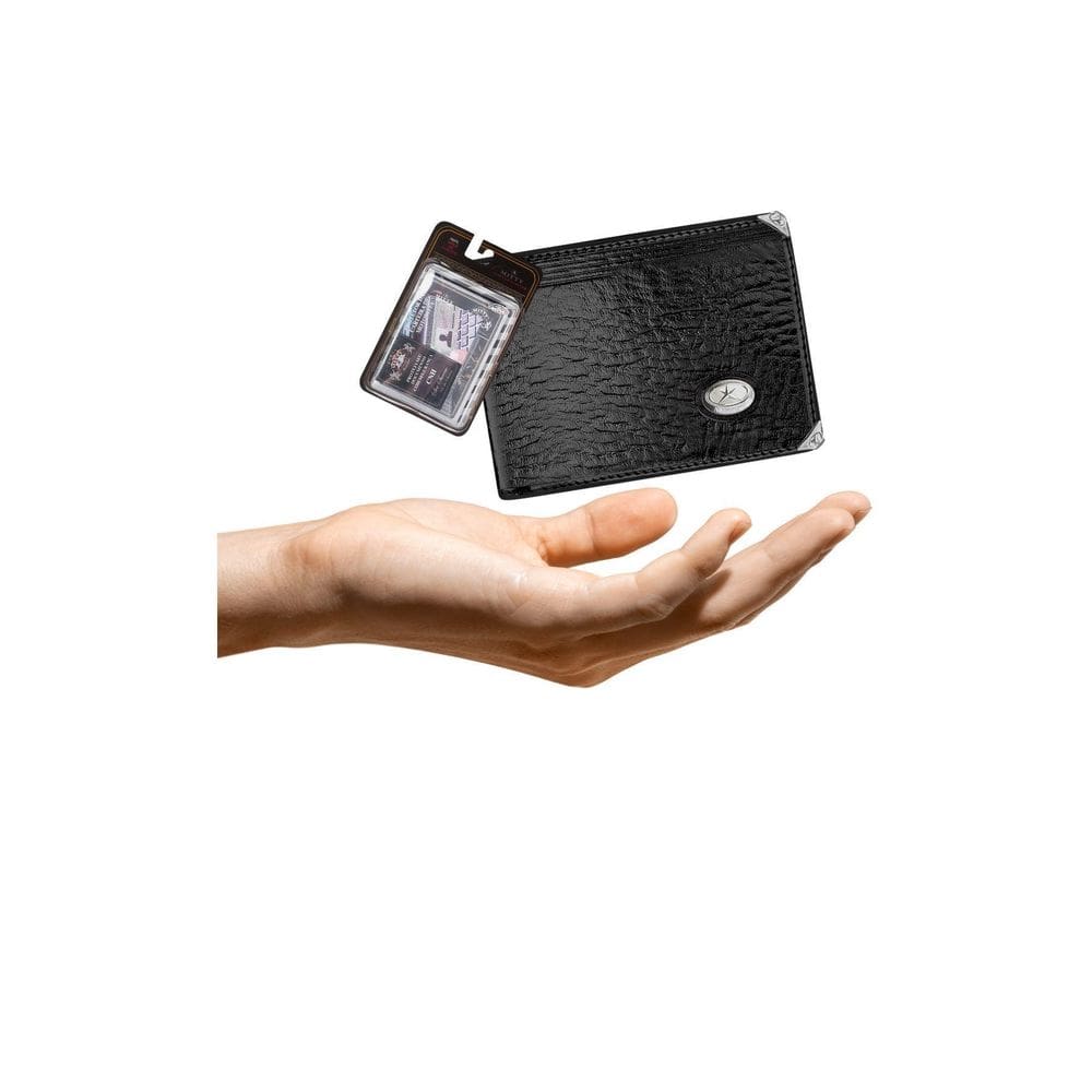 Kit Carteira Grande Mitty Couro + Refil Mitty M2 Plm0 Preto