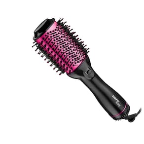 Escova Secadora Taiff Oval Easy | 1200W, Preto/Pink