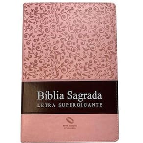 Bíblia Sagrada Supergigante Naa - Feminina Com Índice